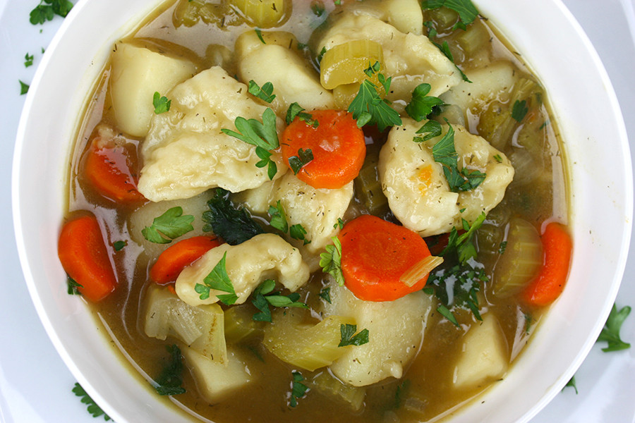 Vegan Dumplings Soup
 Ve able Dumpling Soup Don t Sweat The Recipe