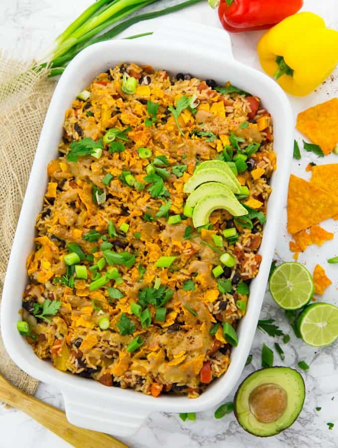 Vegan Mexican Rice
 Vegan Mexican Rice Casserole with Tacos Vegan Heaven