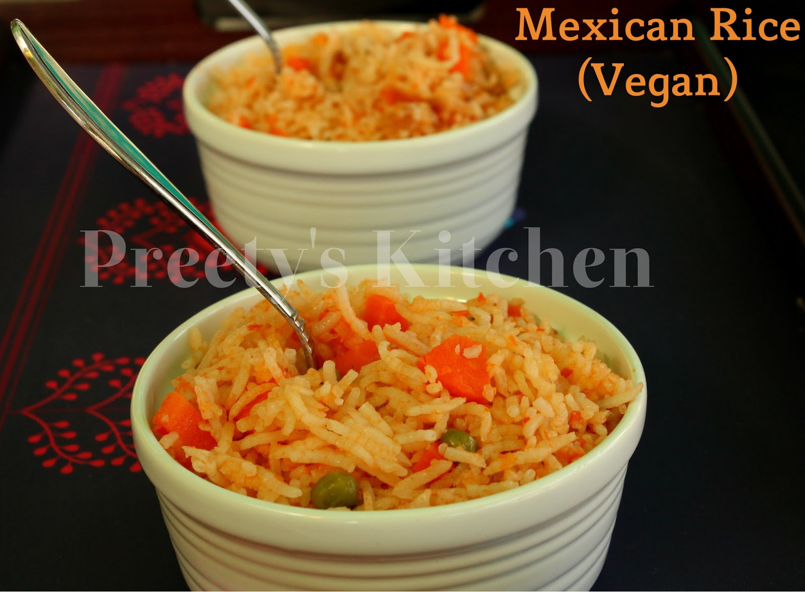 Vegan Mexican Rice
 Preety s Kitchen Mexican Rice Recipe Vegan Step By