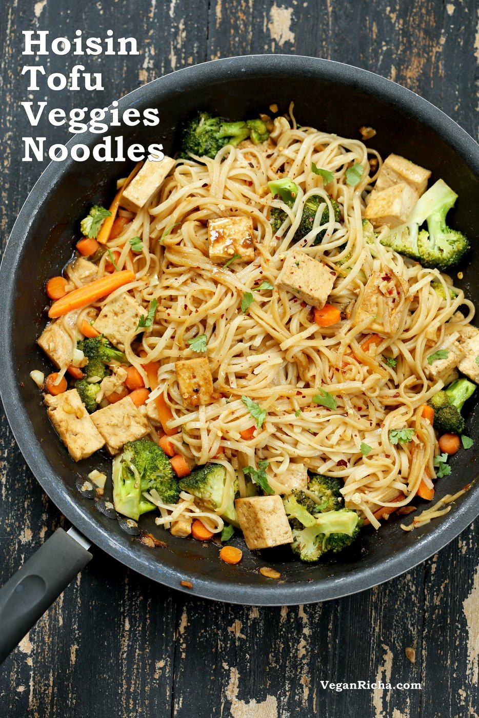 Vegan Noodles Recipe
 Tofu and Brown Rice Noodles in Hoisin Sauce Vegan Richa