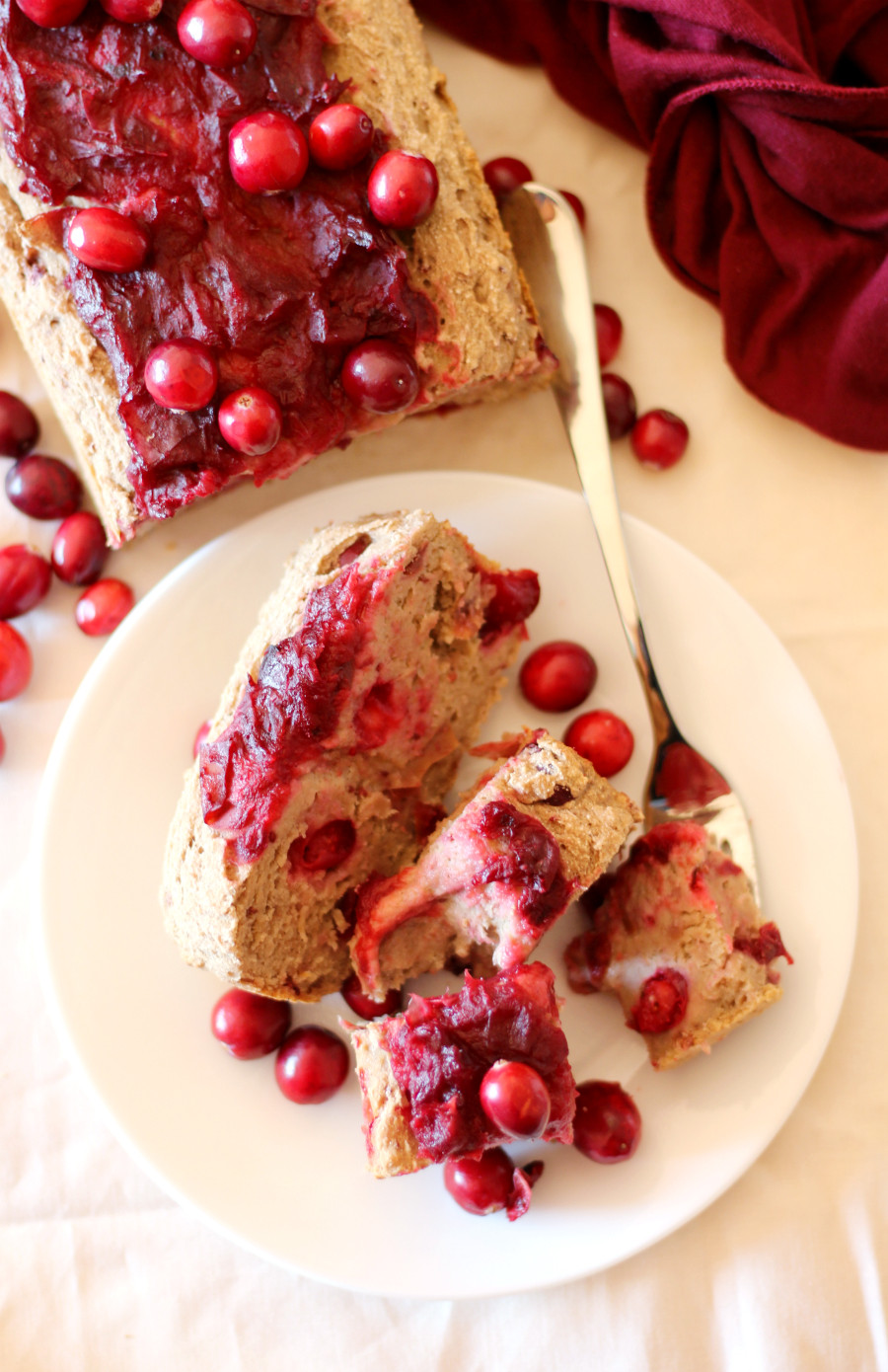 Vegan Quick Bread Recipe
 Cranberry Sauce Quick Bread Gluten free Vegan