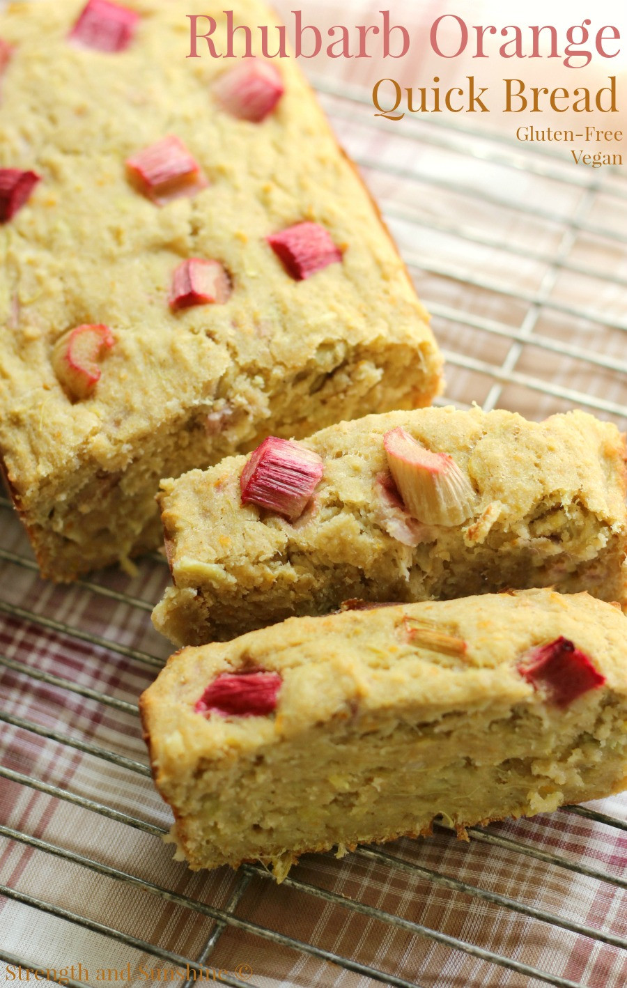 Vegan Quick Bread Recipe
 Rhubarb Orange Quick Bread