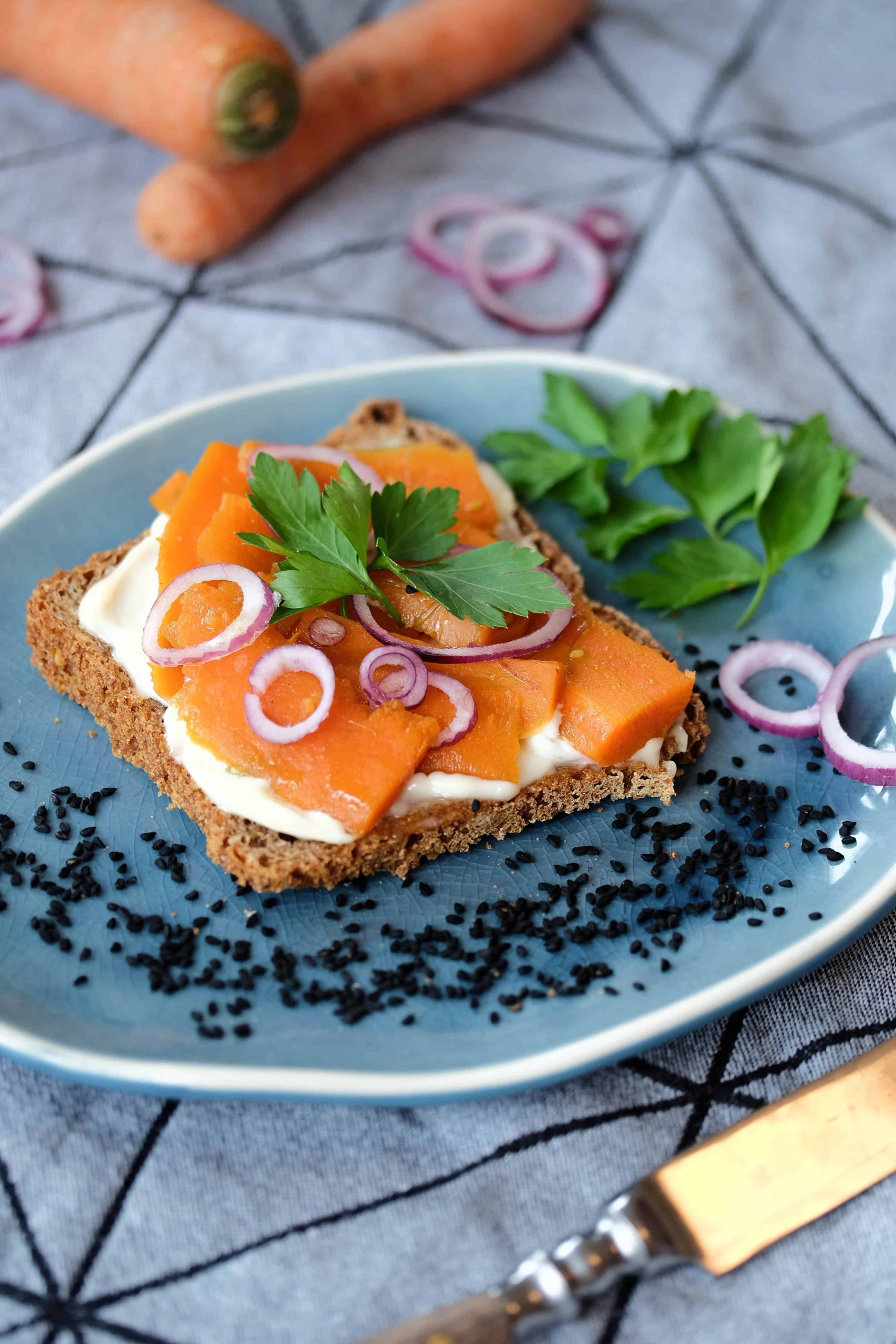 Vegan Smoked Salmon
 Vegan smoked salmon sandwhich recipe by Truefoodsblog