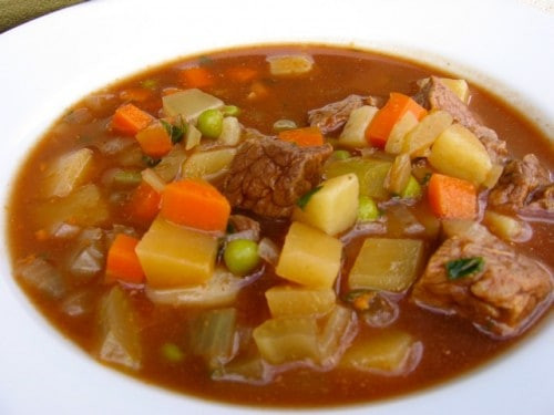 Vegetable Beef Soup Recipes Slow Cooker
 Hearty Slow Cooker Beef and Ve able Soup Recipe Simple