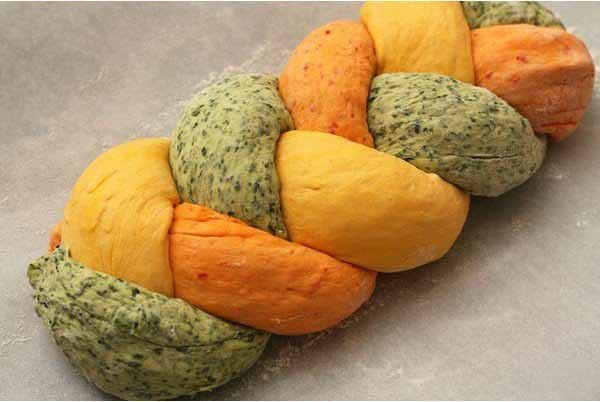 Vegetable Bread Recipes
 Homemade braided bread recipe How to make tri colored bread