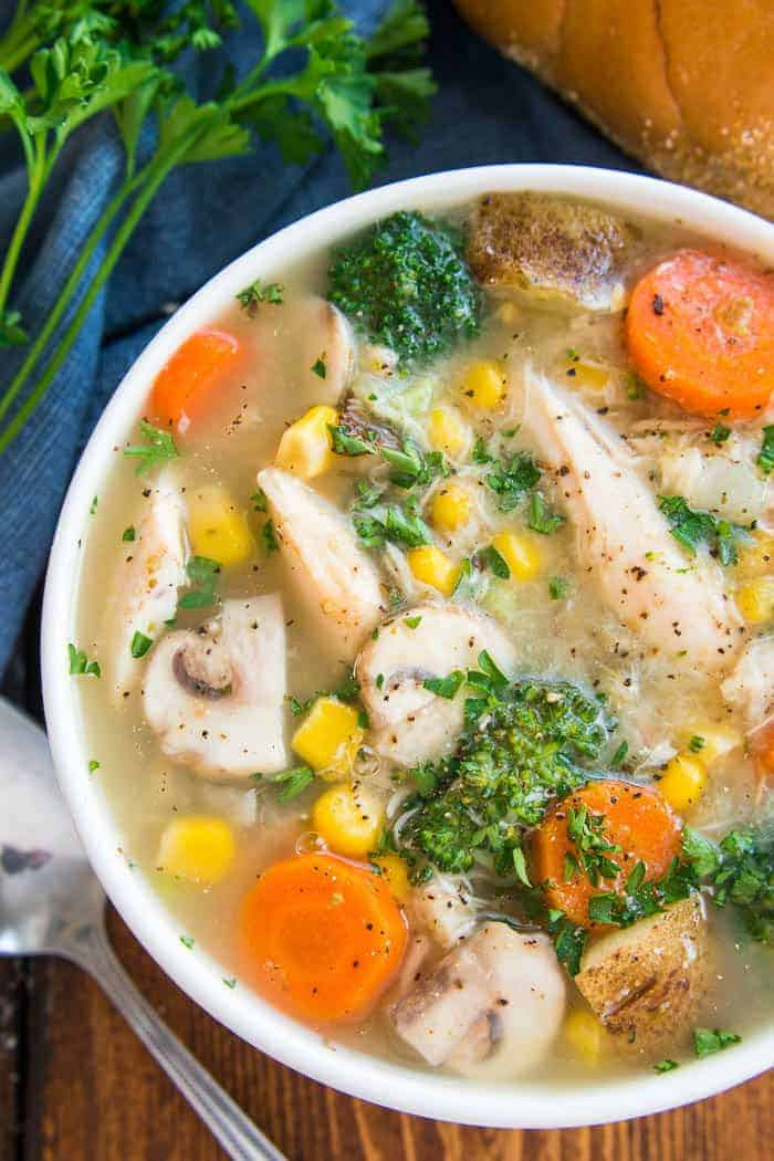 Vegetable Chicken Soup
 Chicken Ve able Soup – Lemon Tree Dwelling