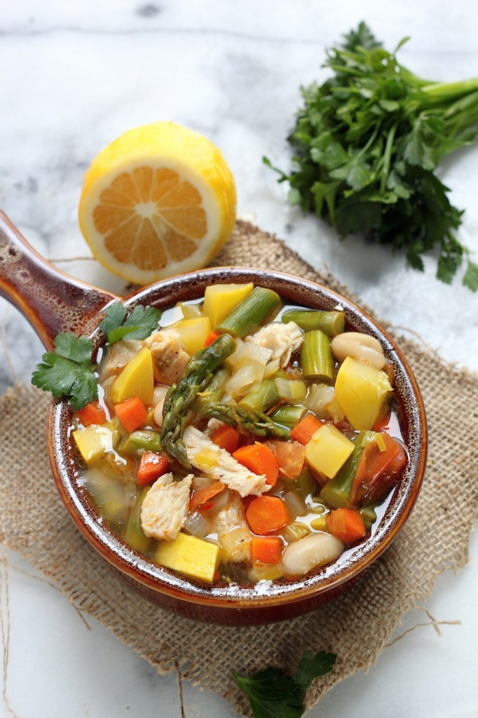 Vegetable Chicken Soup
 Spring Chicken Ve able Soup Baker by Nature