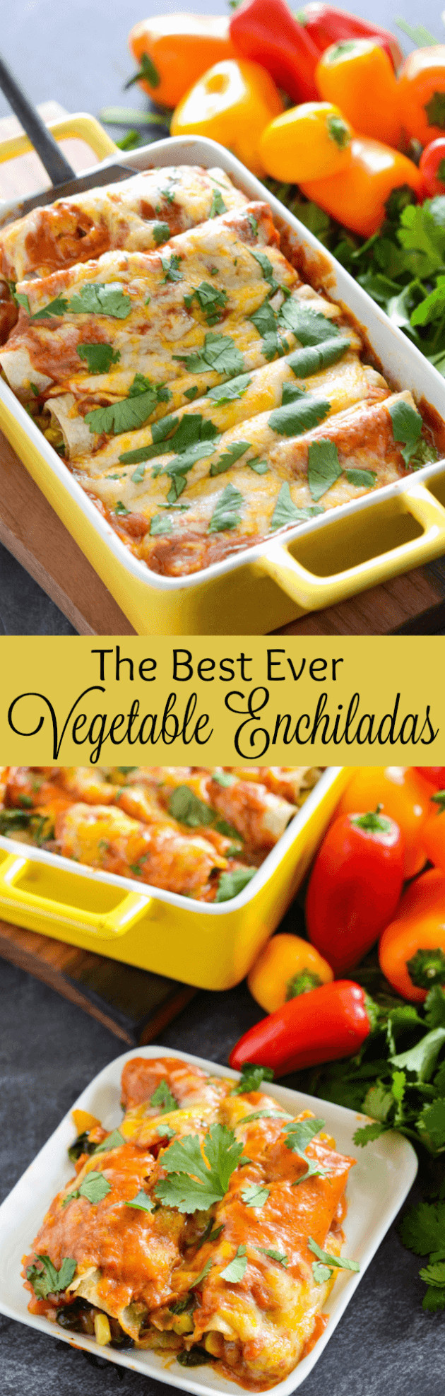 Vegetable Enchiladas Recipe
 The Best Ve able Enchiladas