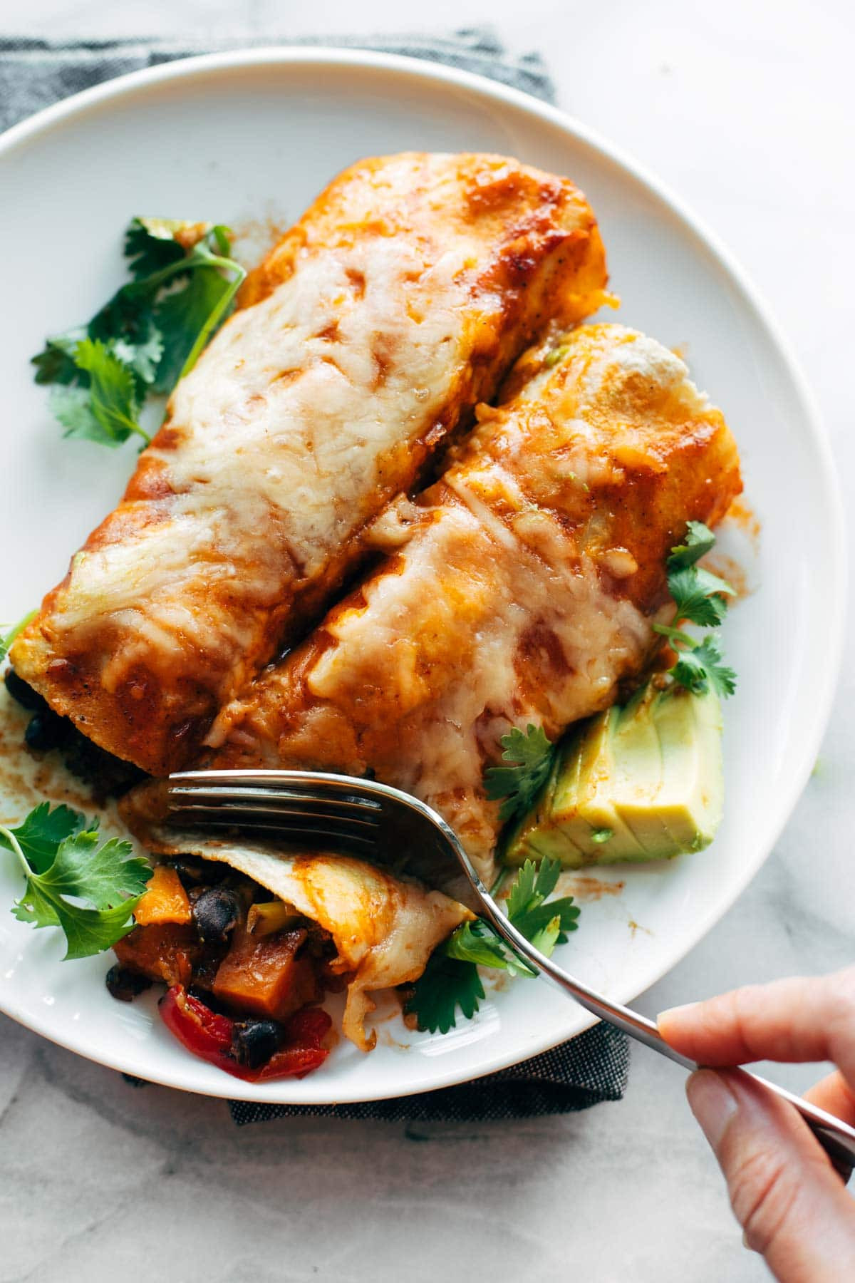 Vegetable Enchiladas Recipe
 Easy Veggie Enchiladas Recipe Pinch of Yum