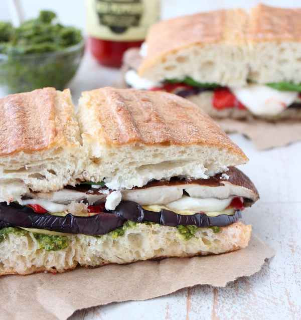 Vegetable Panini Sandwich Recipes
 Grilled Ve able Italian Panini Recipe WhitneyBond