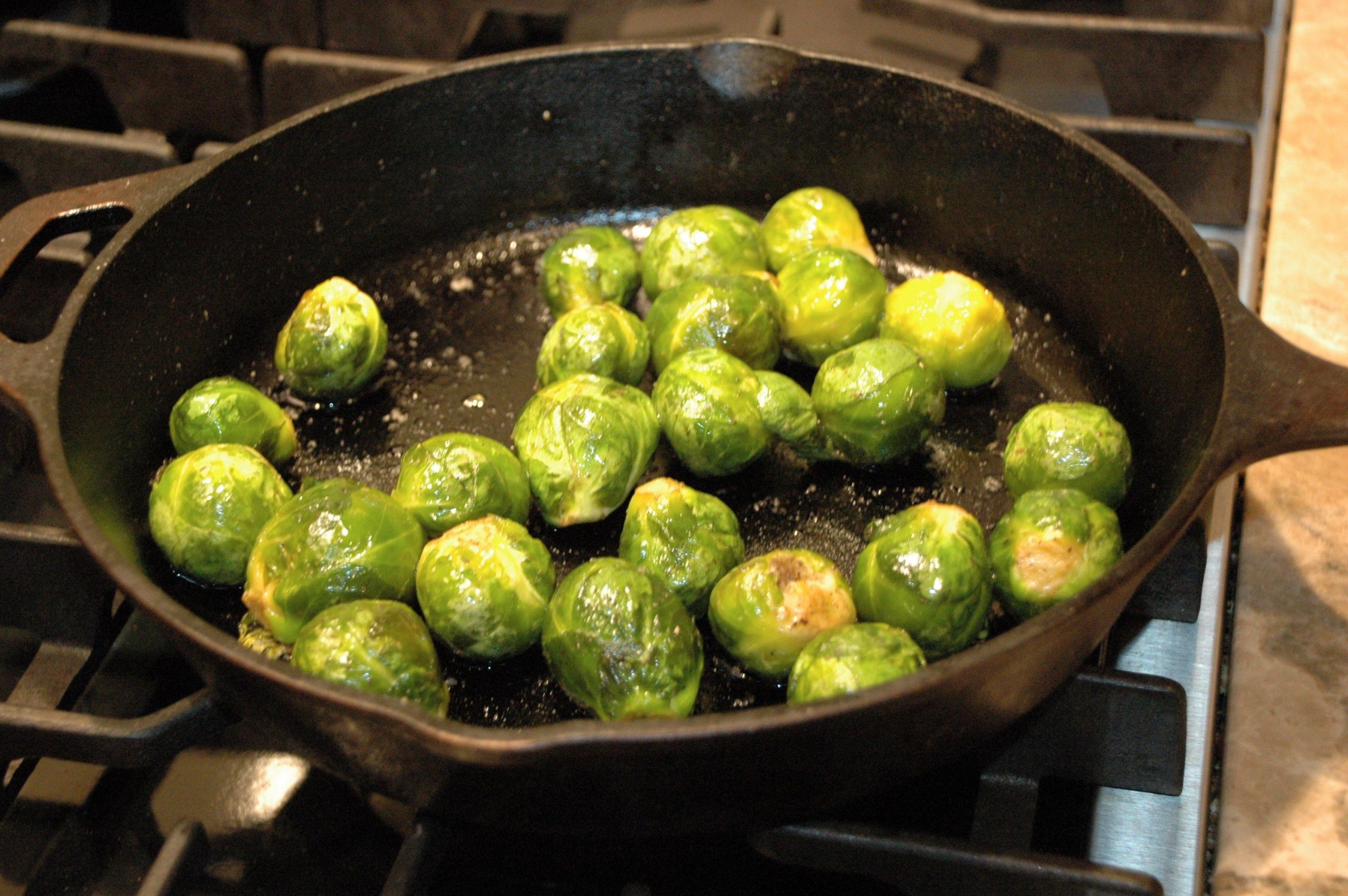 Vegetarian Cast Iron Skillet Recipes
 Brussels Sprouts in Cast Iron Skillet