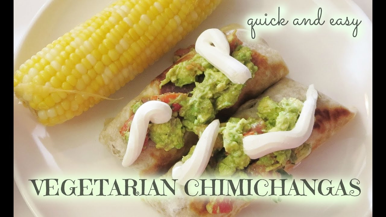 Vegetarian Chimichanga Recipes
 Quick & Easy Ve arian Chimichangas with homemade