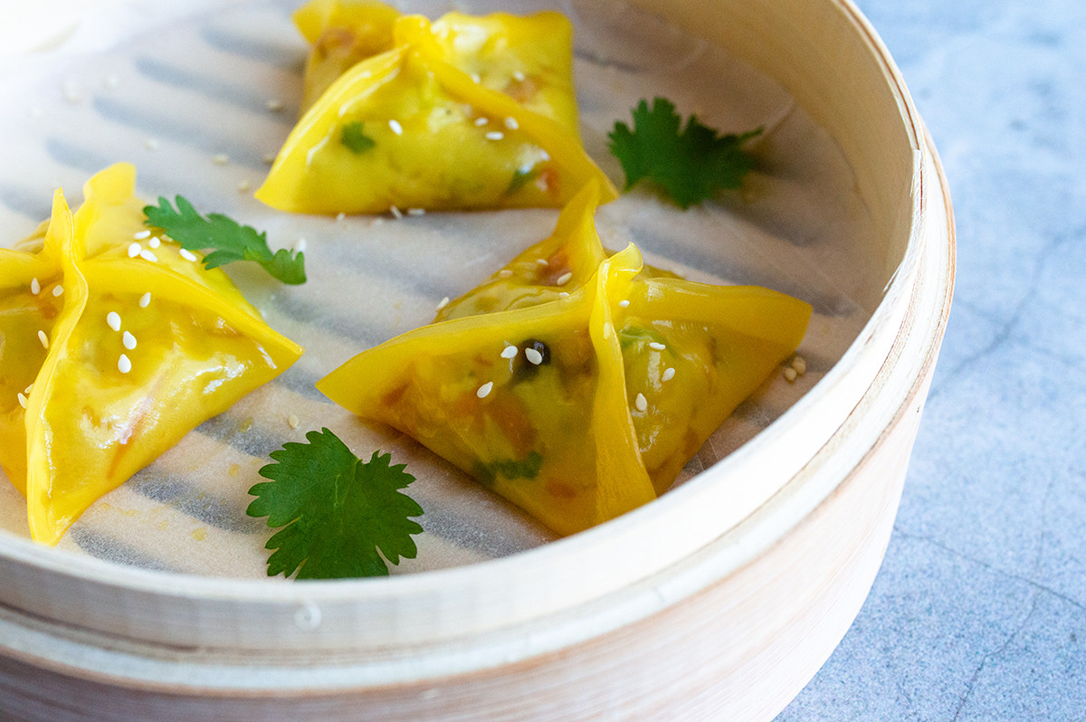 Vegetarian Chinese Dumplings Recipe
 Chinese Ve arian Dumplings