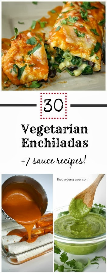 Vegetarian Enchiladas Recipe
 The Garden Grazer 30 Ve arian Enchilada Recipes 7