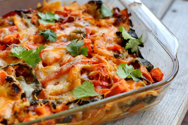 Vegetarian Enchiladas Recipe
 Roasted Ve able Enchiladas