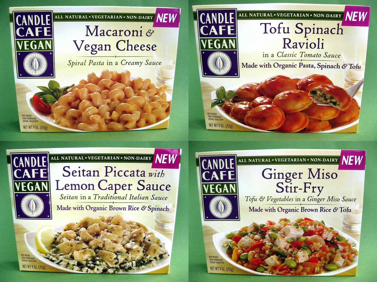 Vegetarian Frozen Dinners
 The Laziest Vegans in the World Candle Cafe Frozen Foods