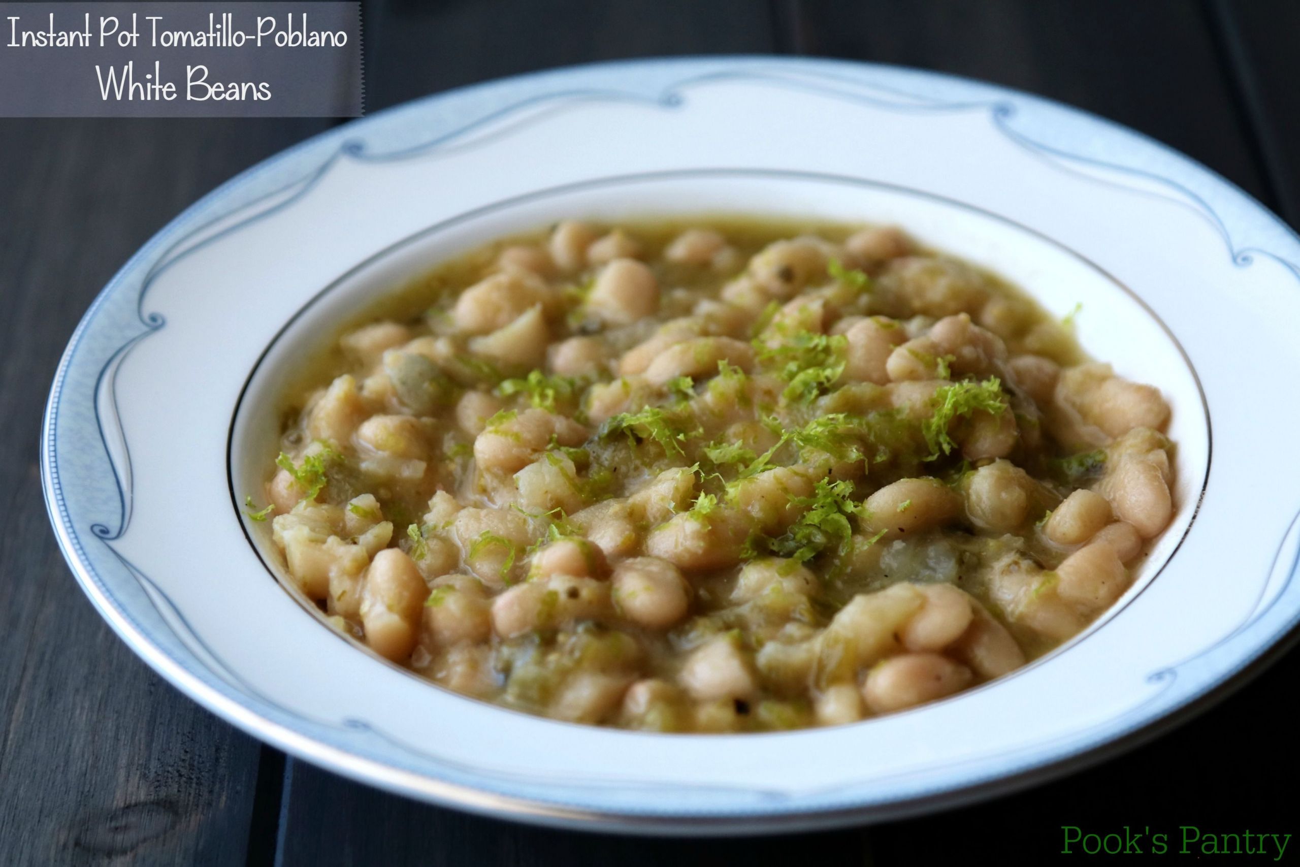 Vegetarian Great Northern Bean Recipes
 Tomatillo Poblano White Beans Recipe