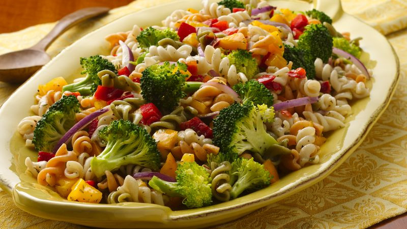 Vegetarian Linguine Recipes
 Fresh Ve able Pasta Salad Recipe BettyCrocker