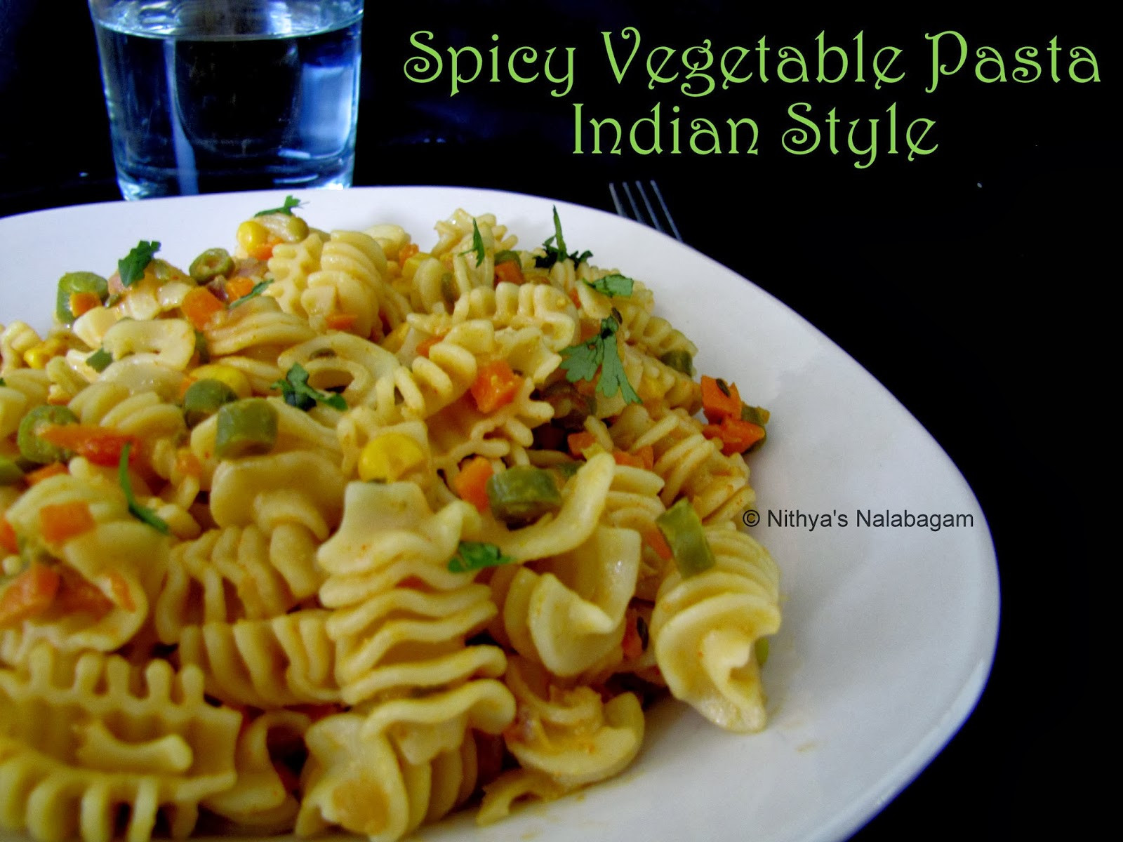 Vegetarian Pasta Recipes Indian
 Ve able Pasta Indian Style Nithya s Nalabagam