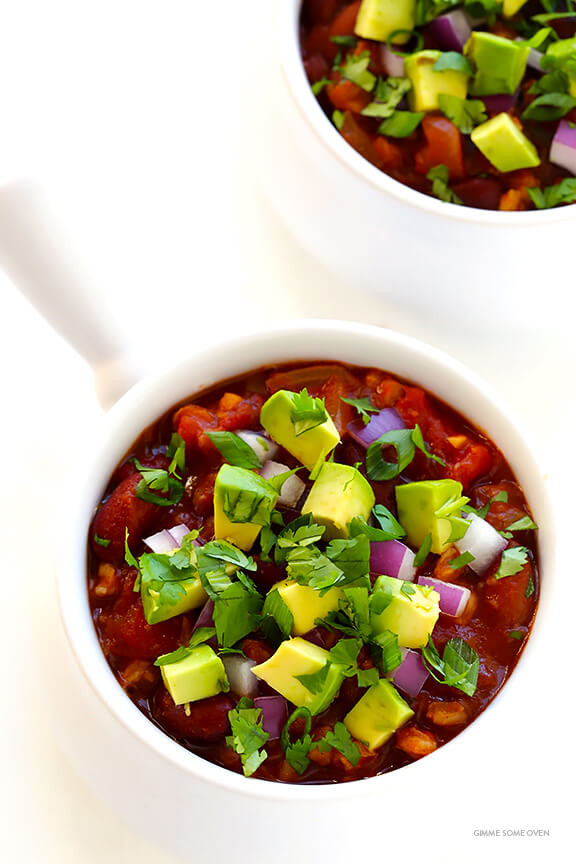 Vegetarian Slow Cooker Chili
 Slow Cooker Ve arian Chili