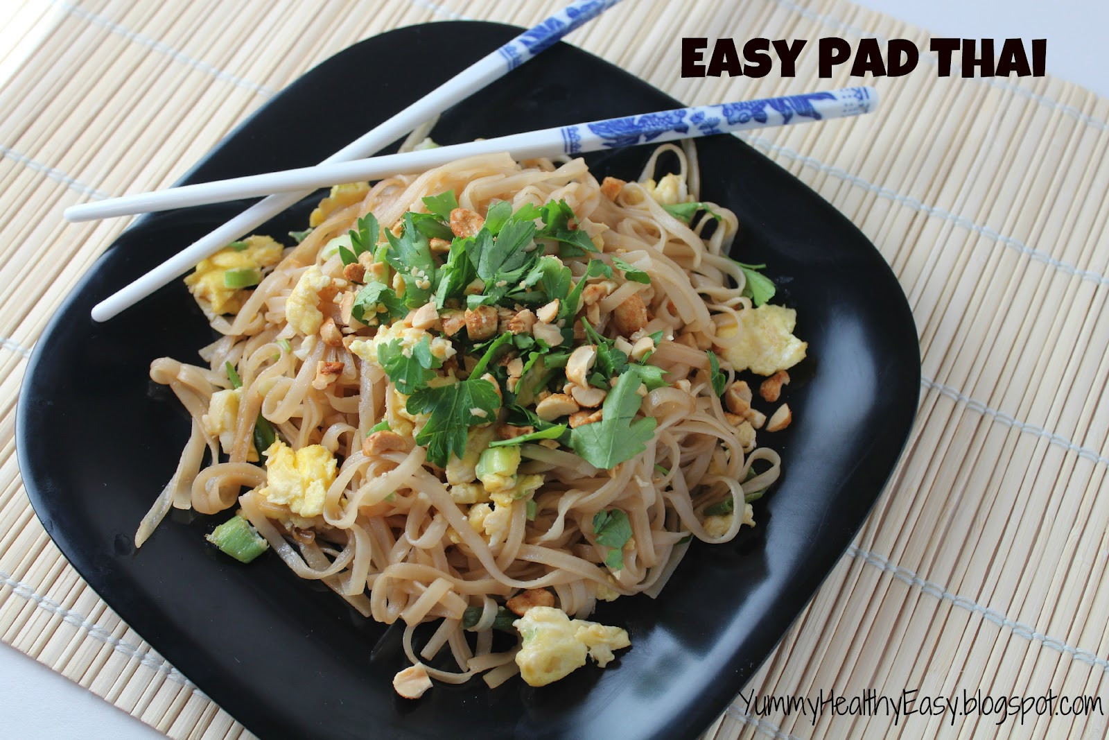 Veggie Pad Thai
 Easy Ve able Pad Thai Yummy Healthy Easy