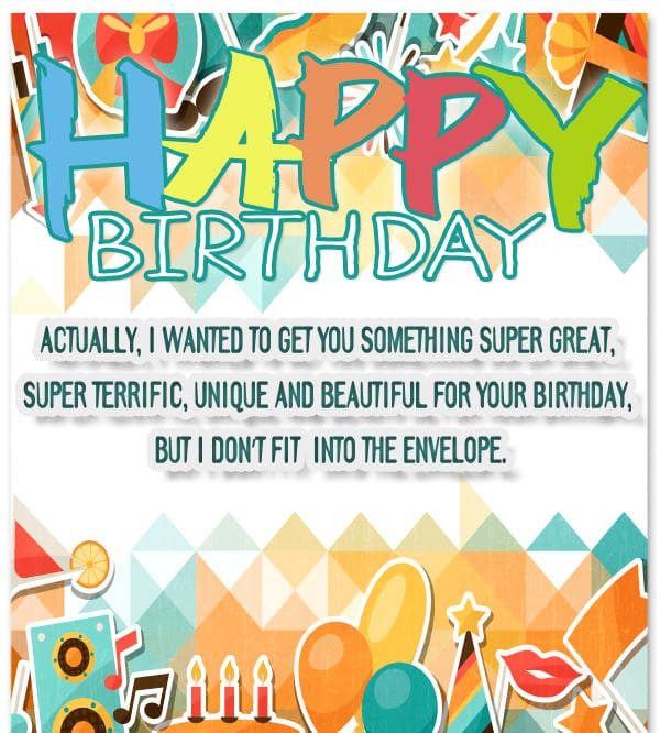 Very Funny Birthday Wishes
 50 Most Unique Birthday Wishes For You My Happy Birthday