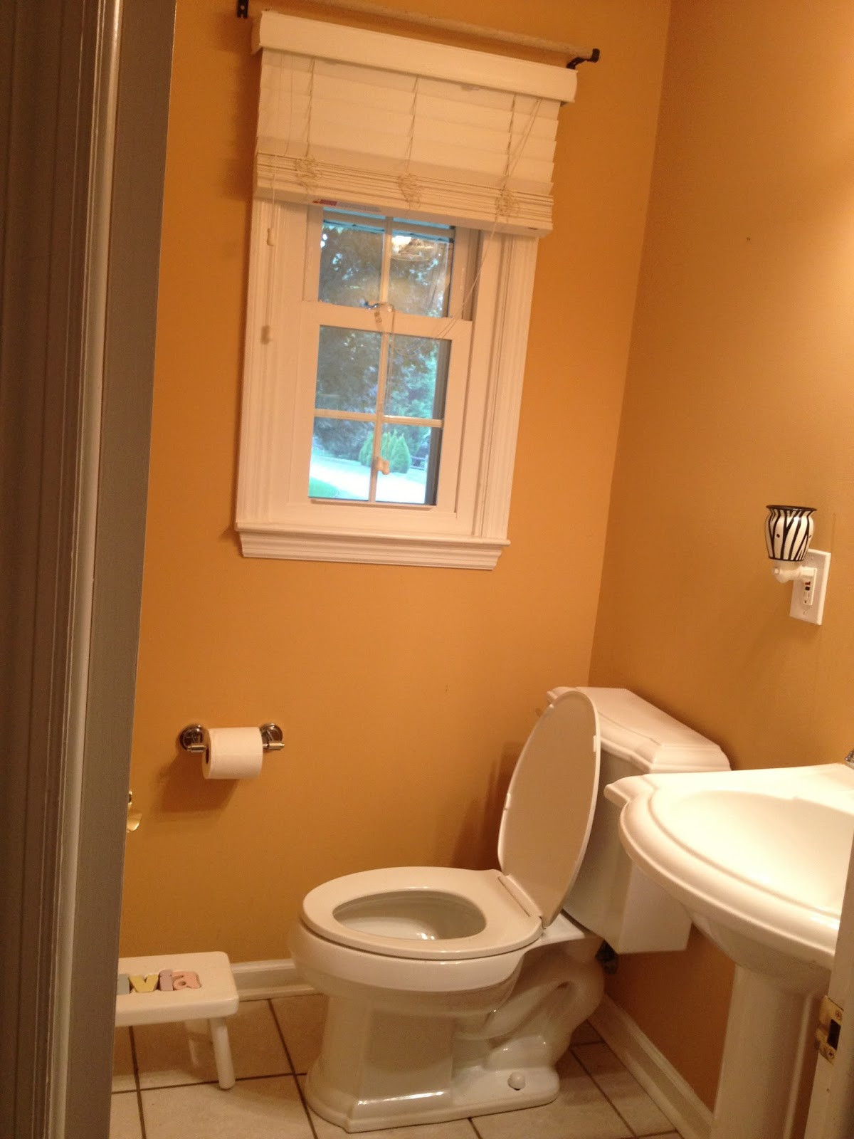 Very Small Bathroom
 Two It Yourself REVEAL $100 Small Bathroom Makeover