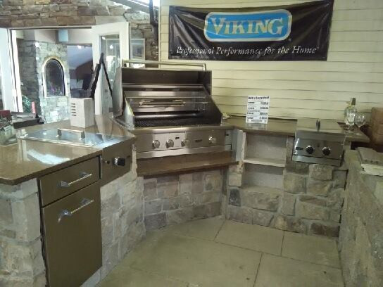 Viking Outdoor Kitchen
 Viking Outdoor Kitchen Superior Stone & Fireplace