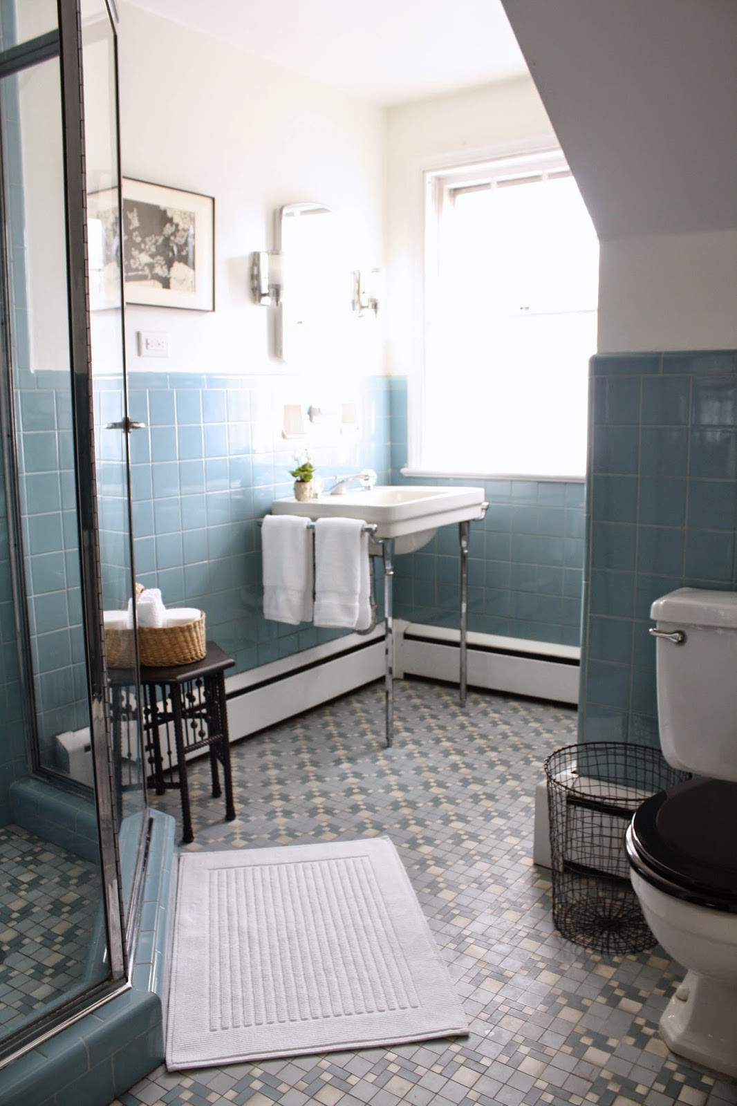 Vintage Bathroom Tile
 Meet Me in Philadelphia Pre holiday Spruce Up The