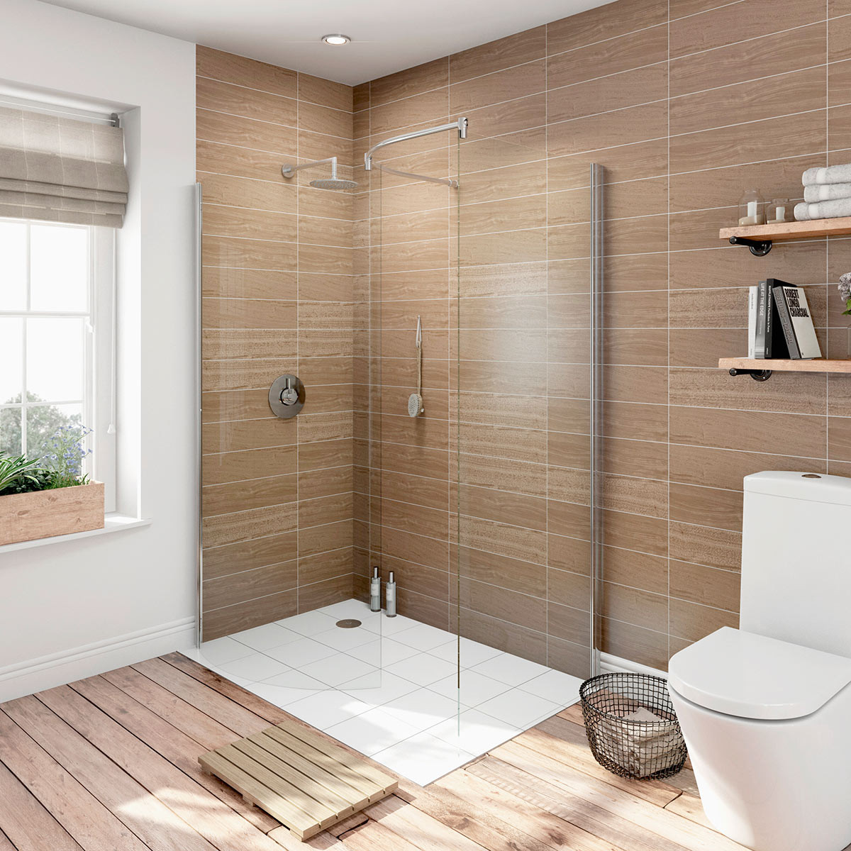 Walk In Shower Small Bathroom
 Ways to Make Your Tiny Bathroom Look Bigger Reliable