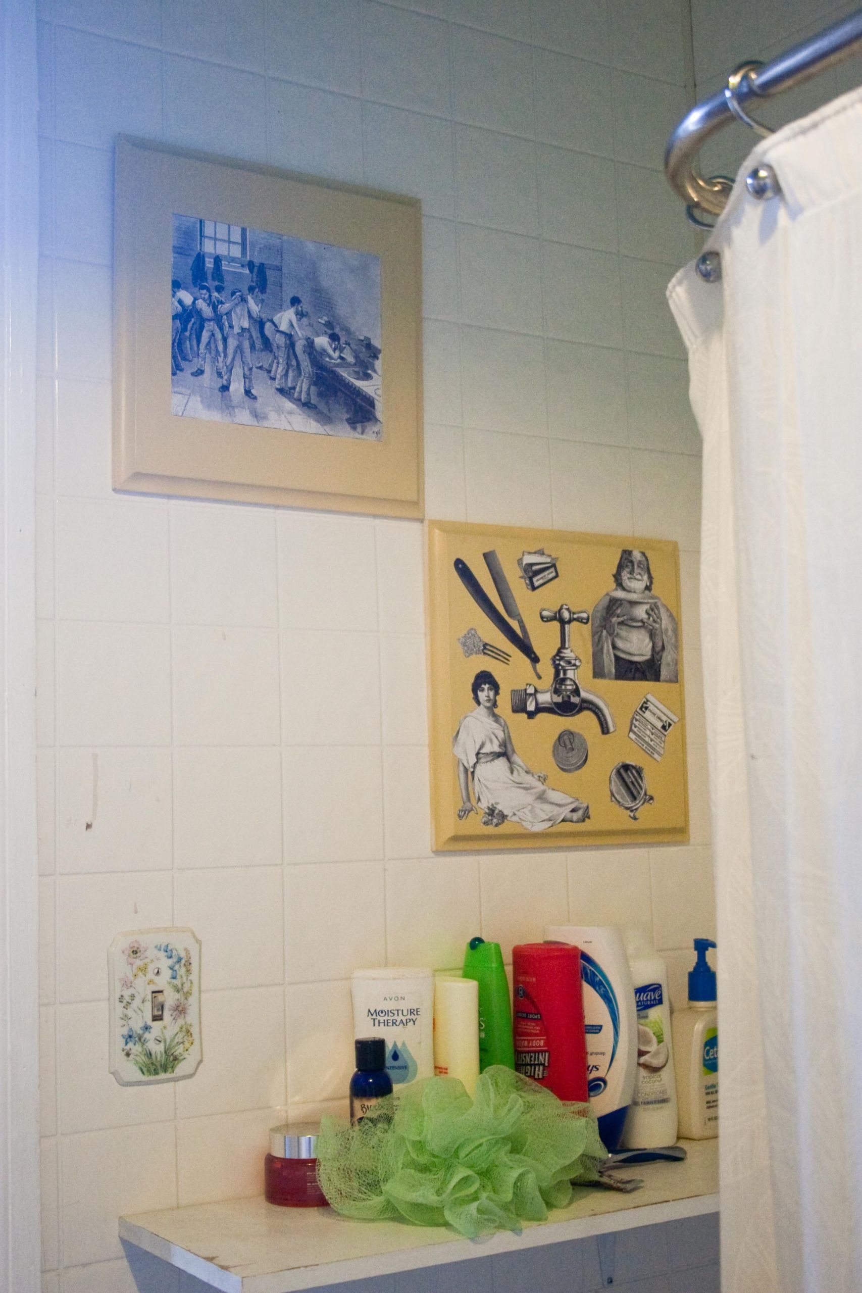 Wall Art Bathroom
 DIY Decor Upcycling My Bathroom Wall Art