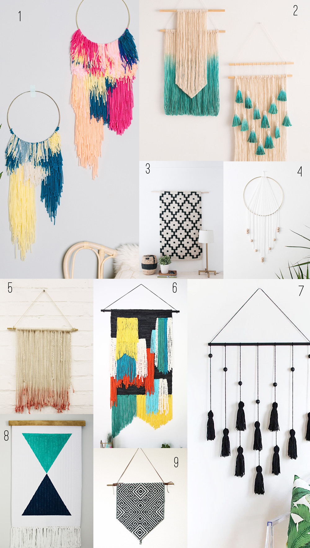 Wall Decoration DIY
 9 AMAZING DIY WALL HANGINGS Tell Love and Party