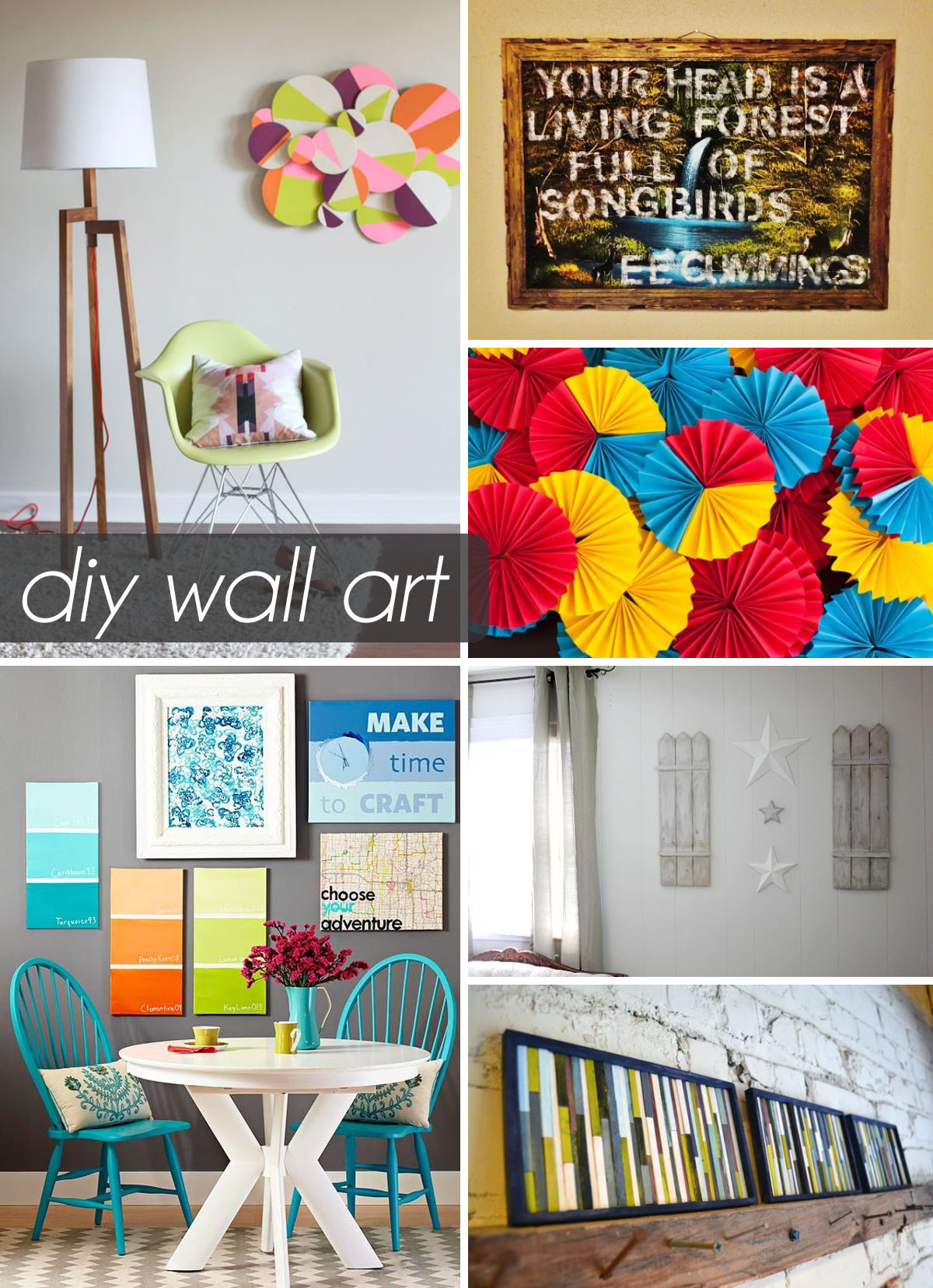 Wall Decoration DIY
 50 Beautiful DIY Wall Art Ideas For Your Home