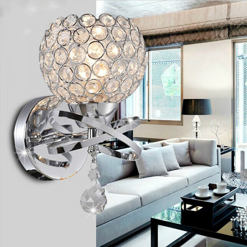 Wall Lamps Bedroom
 Modern Style Bedside Wall Lamp Bedroom Stair Lamp Crystal