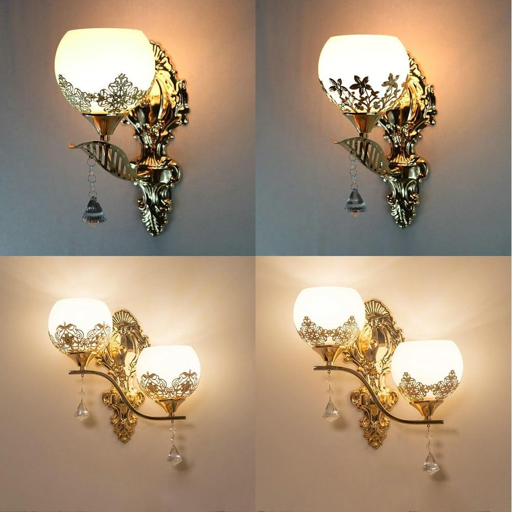 Wall Lamps Bedroom
 European Style Modern Gold Wall Lamp For Bedroom & Living