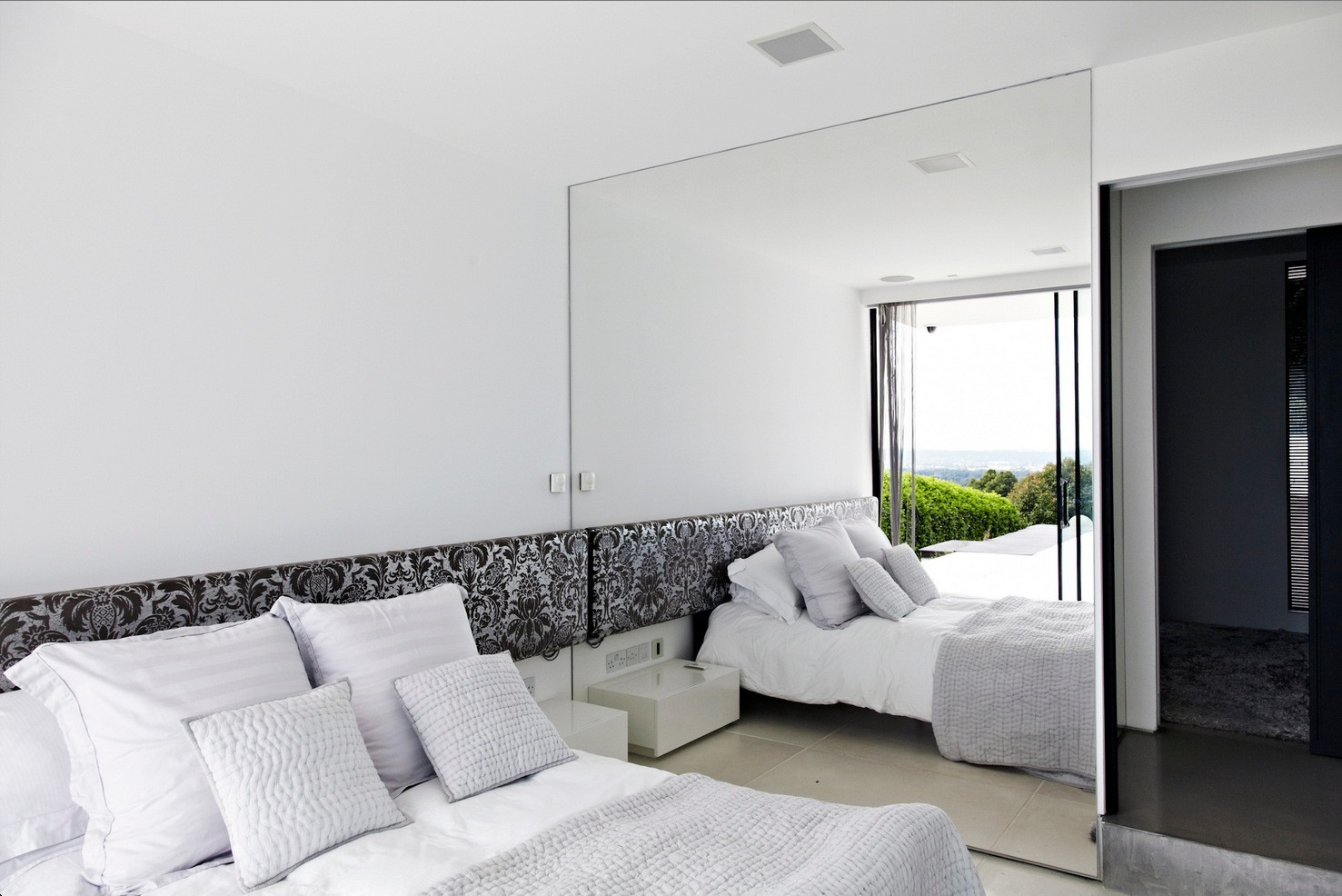 Wall Mirror For Bedroom
 Contemporary Home Open to Panoramic Views