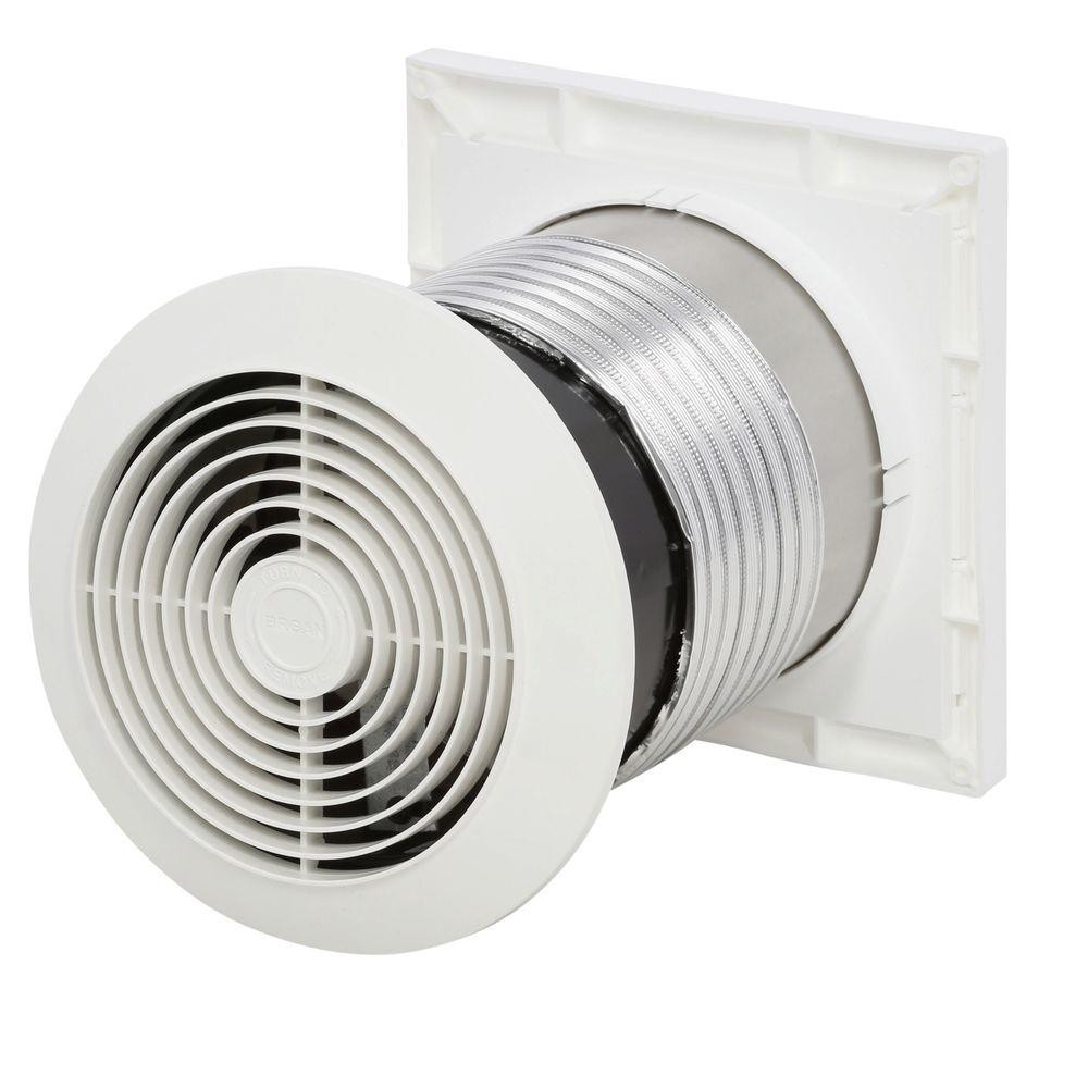 Wall Mount Kitchen Exhaust Fan
 70 CFM White DIY Exhaust Fan Kitchen Laundry Room Bathroom