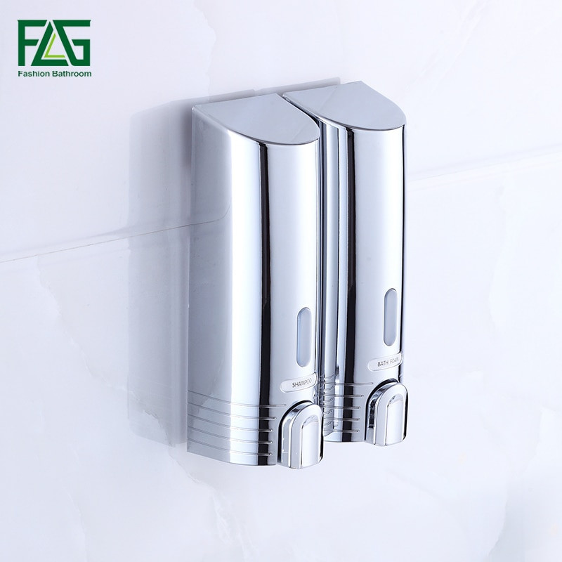 Wall Mounted Bathroom Soap Dispenser
 Aliexpress Buy Double Soap Dispenser Wall Mounted