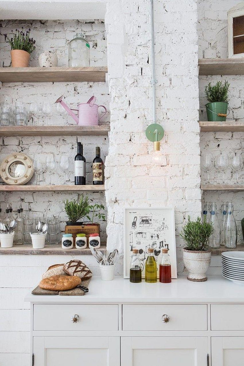 Wall Shelves For Kitchen
 20 Rustic Kitchen Shelving Ideas with Timeless Rugged Charm