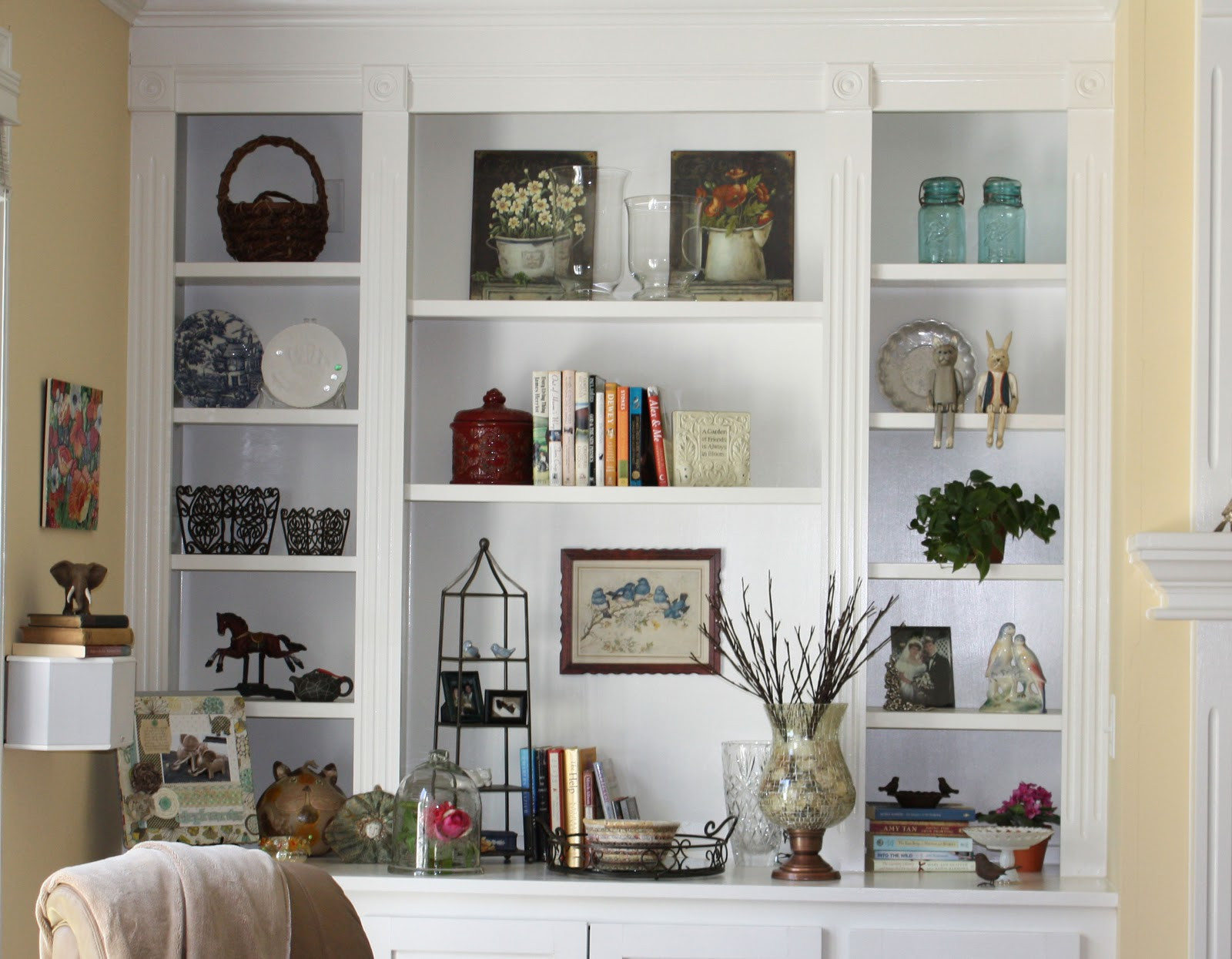 Wall Shelves For Kitchen
 White Wall Shelves for Effective Storage in Small Kitchen