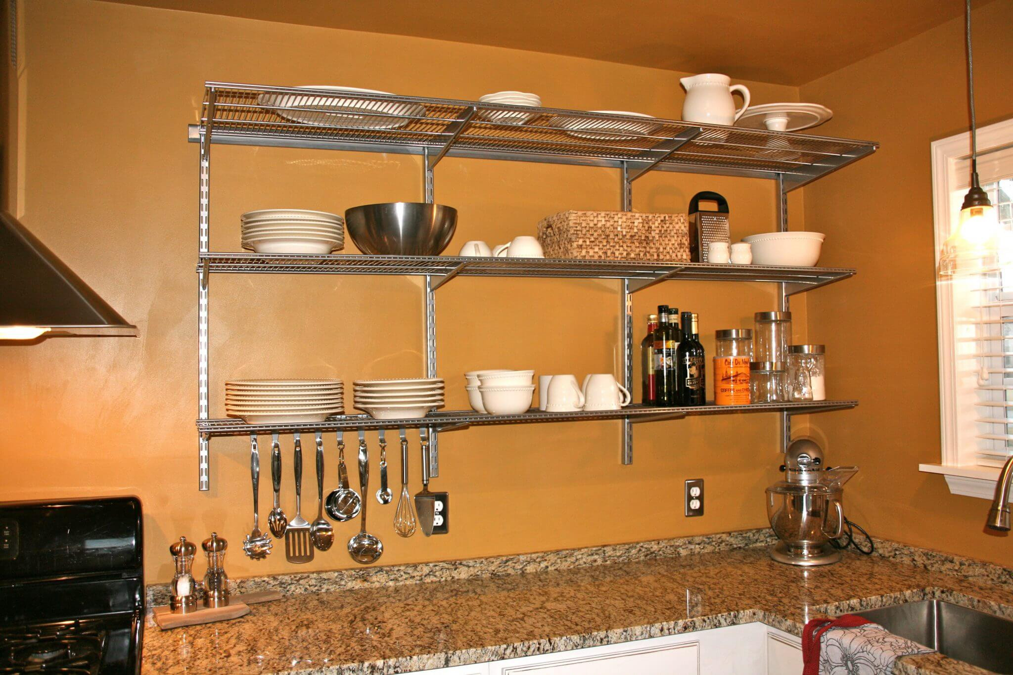 Wall Shelves For Kitchen
 Best Ideas about Wire Wall Racks TheyDesign