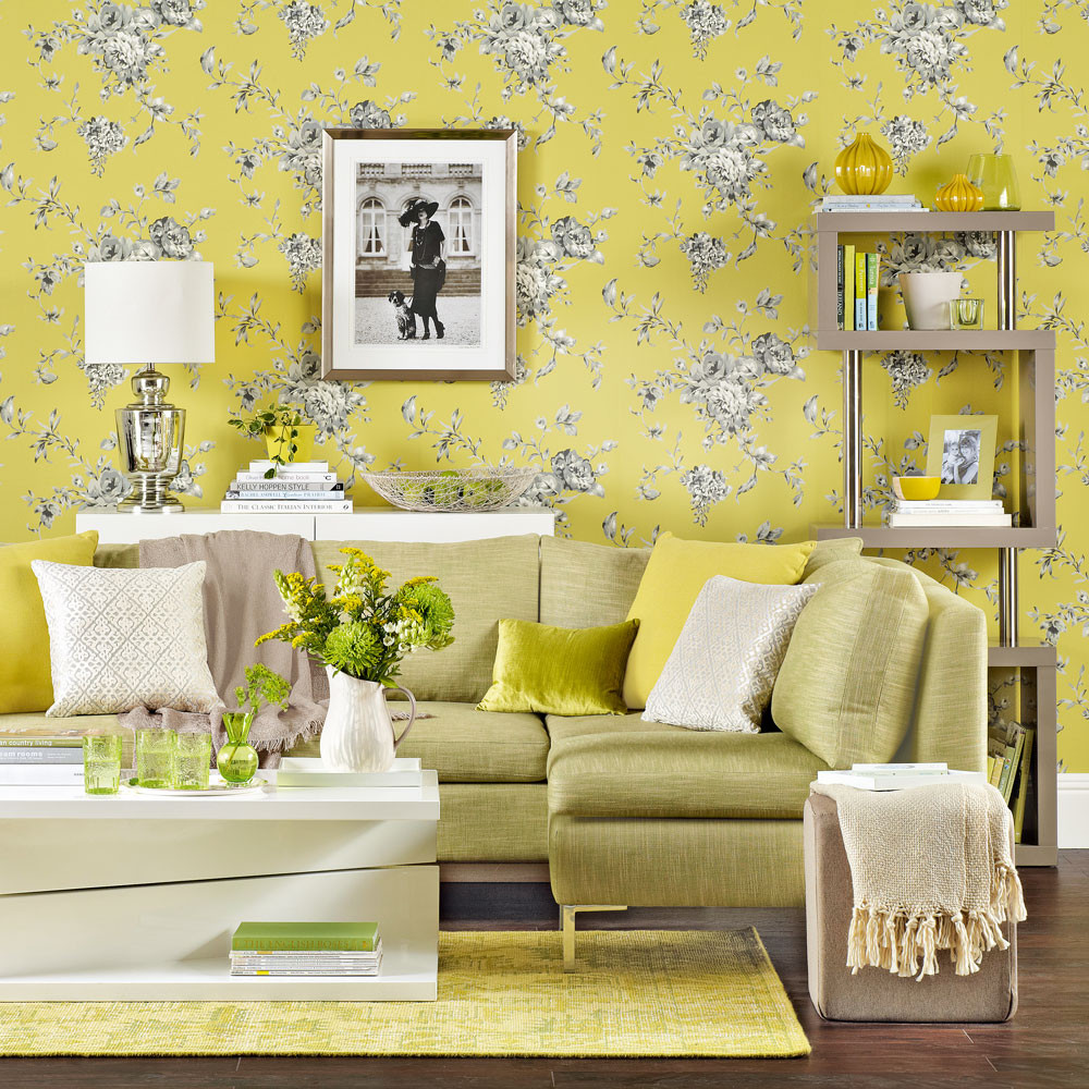 Wallpaper Living Room
 21 Living room wallpaper ideas – Wallpaper to transform