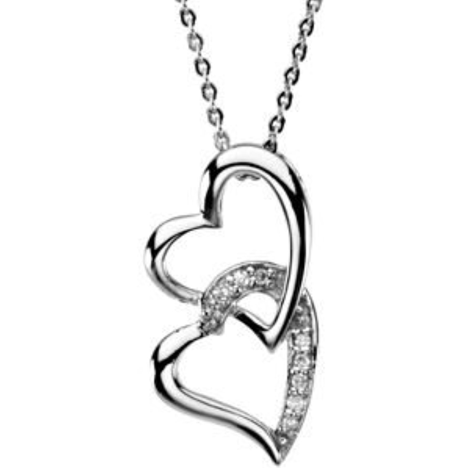 Walmart Heart Necklace
 Bedrock Jewelry Sisters by Heart Necklace Walmart