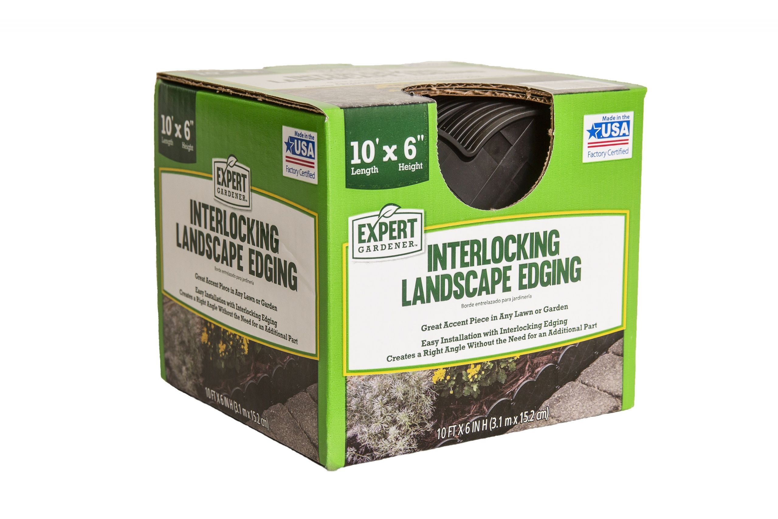 Walmart Landscape Edging
 Expert Gardener Interlocking Landscape Edging 10