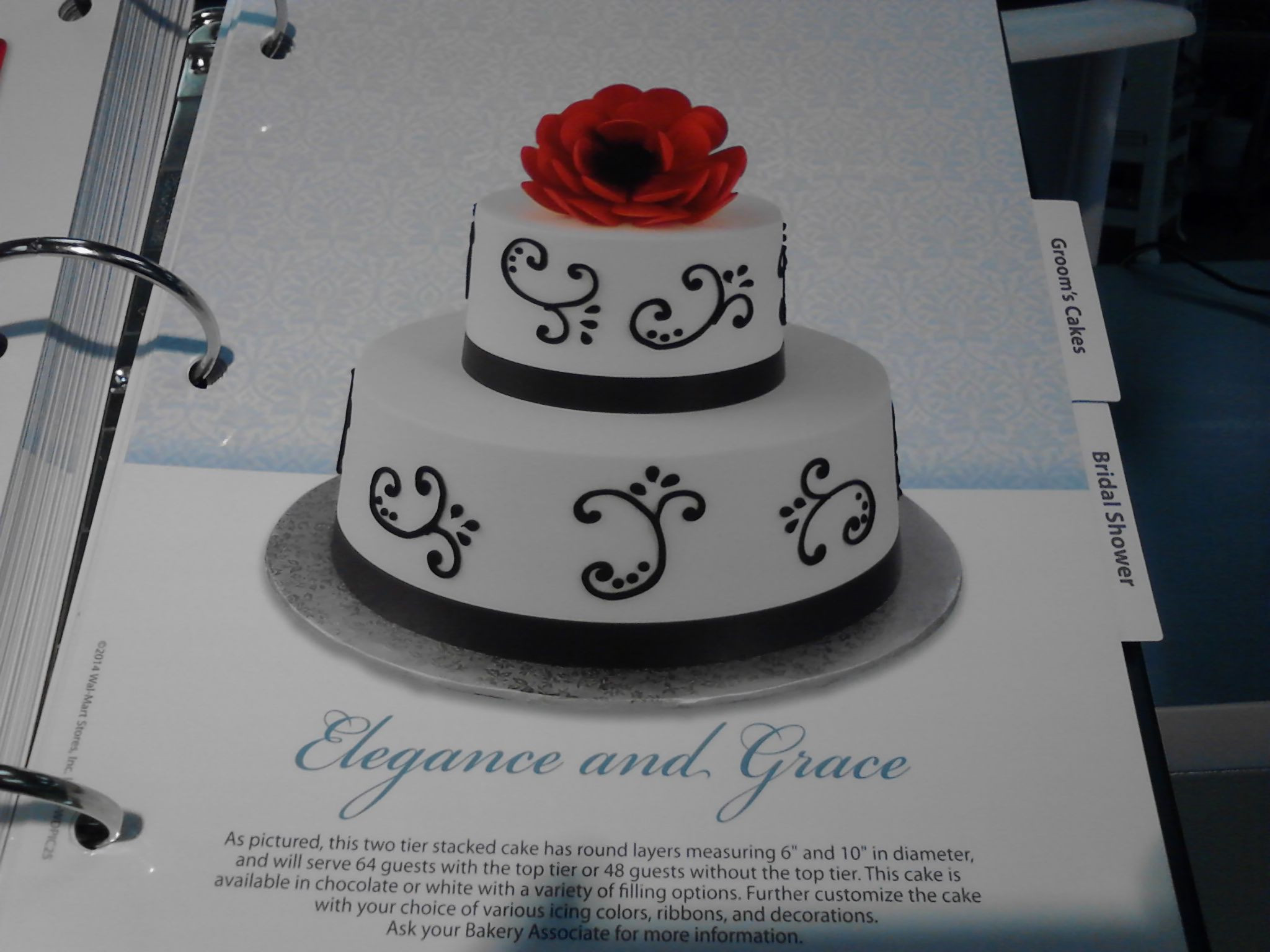 Walmart Wedding Cake Prices
 Wal Mart cake book spring 2014