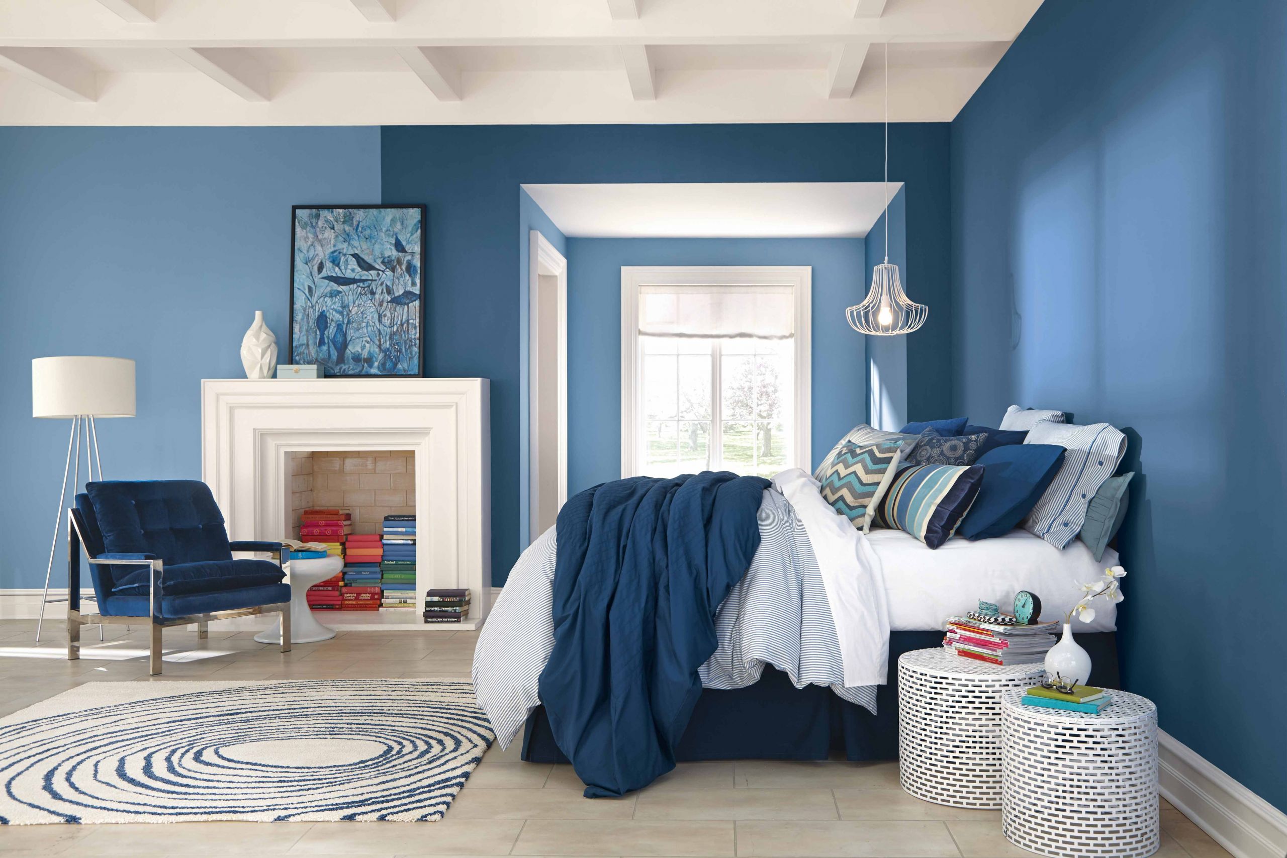 Warm Paint Colors For Bedroom
 Warm Paint Bedroom Wall Colors Shades Featuring Blue