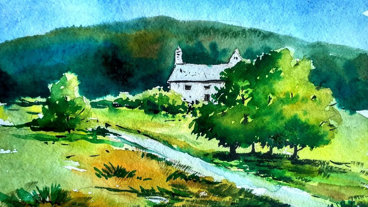 Watercolor Paintings Landscape
 Watercolor Landscape Painting