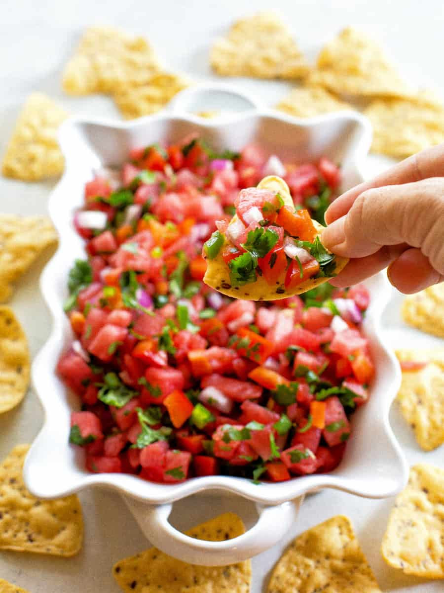 Watermelon Salsa Recipe
 Watermelon Salsa Recipe The Girl Who Ate Everything