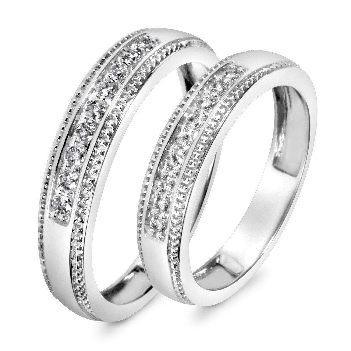 Wedding Band Sets His And Hers
 STYLE WB517W10K