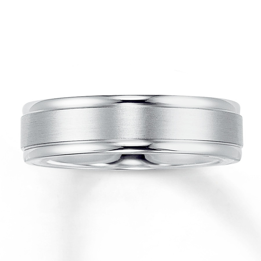 Wedding Band White Gold
 Wedding Band 14K White Gold 6mm Kay